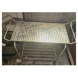 METAL SIDE TABLE / BENCH