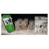 BEER MUGS & WINE GLASSES