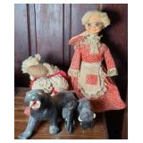 PORCELAIN PANTHER & OTHER ANIMALS