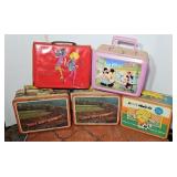 (5) VINTAGE LUNCH BOXES