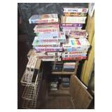 ASSTD VHS W/ SMALL CABINET