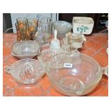 ASSORTED GLASSWARE