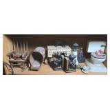 BOOKENDS, TIN DECOR, & MORE