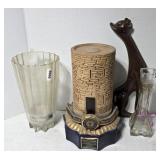 BENCHMARK BOURBON AMERICAN LEGION CASTLE, VASES