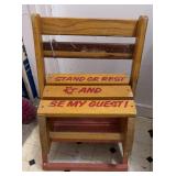 CHILDS STEP CHAIR