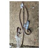 WROUGHT IRON PLANT HOOK