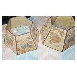 MID CENTURY LAMP SHADES