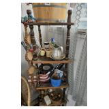 ASSTD DECOR & MORE W/ CORNER SHELF