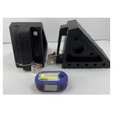 WHEEL CHOCKS & HANGING FLASHLIGHT