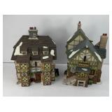 DEPT 56 CHRISTMAS FALSTAFF INN & PIED BULL INN