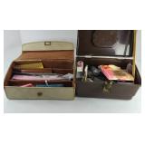 VINTAGE BOXES OF COMBS & HAIR ITEMS