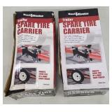 (2) SPARE TIRE CARRIERS TONGUE MOUNT