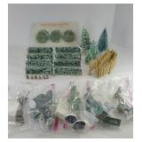 CHRISTMAS VILLAGE TREES & DECOR