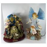 FIBER OPTIC NATIVITY & GUARDIAN ANGEL