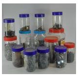 JARS OF HARDWARE NAILS