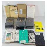 (20) PHONE GLASS SCREEN PROTECTORS,