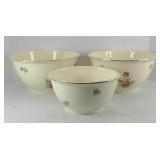 (3) OVEN PROOF BOWL SET