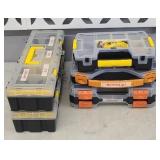 ASSORTED HARDWARE CRAFTING STORAGE BOXES