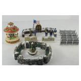 CHRISTMAS VILLAGE WALLS, CAROUSEL & MORE