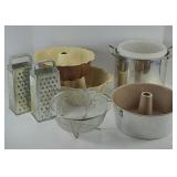 BUNDT PANS, GRATERS, STOCK POT & MORE