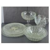 CRYSTAL SERVING PLATTERS & MORE