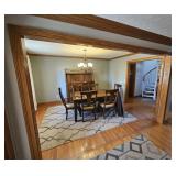 CROWN MOLDING & TRIM IN DINING ROOM