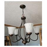5 SHADE CHANDELIER
