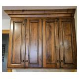 KEMPER BLACK CHERRY UPPER CABINET