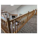 26 FEET OF RAILING X 38 INCH TALL UPSTAIRS