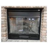 HEATILATOR GAS LOGS W/ FIREPLACE DOORS