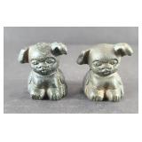 (2) GRISWOLD PUPS MARKED  CAST IRON