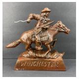 WINCHESTER CAST IRON STATUE