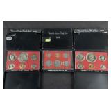(3) US MINT PROOF SETS 1973, 1974, 1980