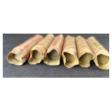 (6) ROLLS OF WHEAT PENNIES (300) PENNIES
