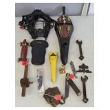 VINTAGE CATCHER & WOOD MASK, MORE