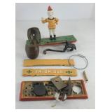 CAST IRON CLOWN MECHANICAL BANK KIT