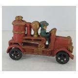 CAST IRON FIRE TRUCK