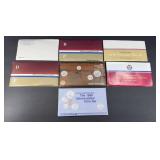 (7) MINT SETS 1971, (2) 1984, 1985, 1986, 1987,