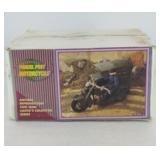 CAST IRON MOTORCYCLE WITH WAGON KIT POST OFFICE