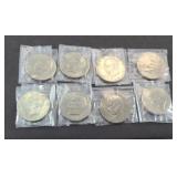 (8) UNCIRCULATED EISENHOWER DOLLARS MIXED DATES