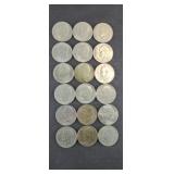 (18) EISENHOWER DOLLARS MIXED DATES