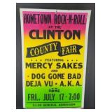 VINTAGE CONCERT POSTER MERCY SAKES, DOG GONE BAD