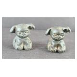 (2) GRISWOLD PUPS MARKED  CAST IRON