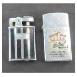 (2) VINTAGE LIGHTERS ZIPPO & RONSON