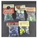 (5) BAGS OF MARBLES