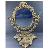 CAST IRON DRESSER MIRROR