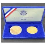 (2) US MINT LIBERTY COINS