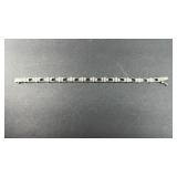 STERLING SILVER CUBIC ZIRCONIA BRACELET