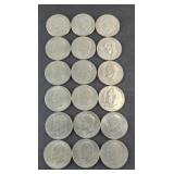 (18) EISENHOWER DOLLARS MIXED DATES