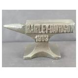 HARLEY DAVIDSON  CAST IRON ANVIL PAPERWEIGHT